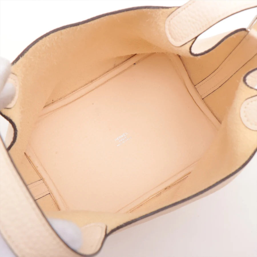 哈【HERMES   公式旗艦店】ハンドバッグエルメス ピコタンロックPM トリヨンクレマンス ナタ シルバー金具