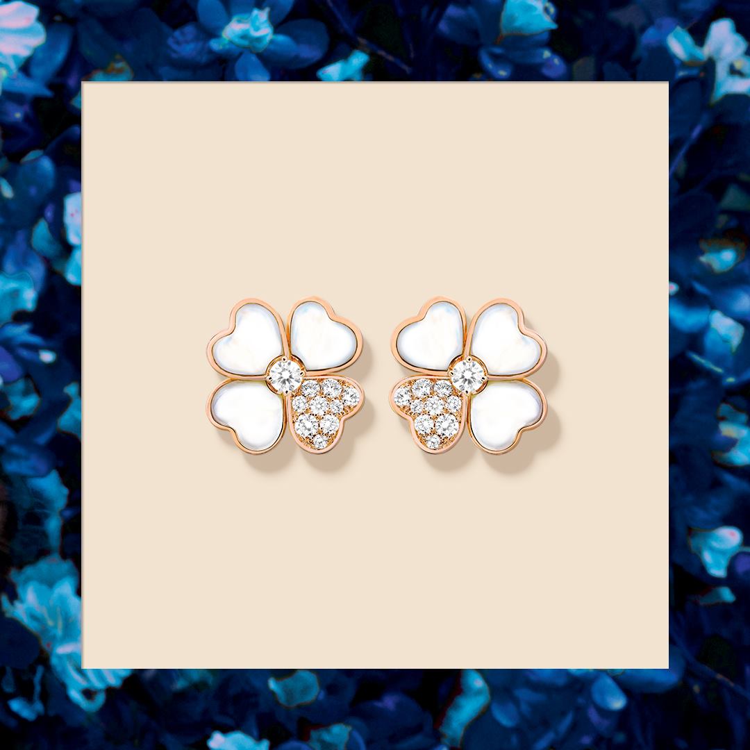 コスモス イヤリング、ミディアムモデル-ブランドオンライン ブティック買取