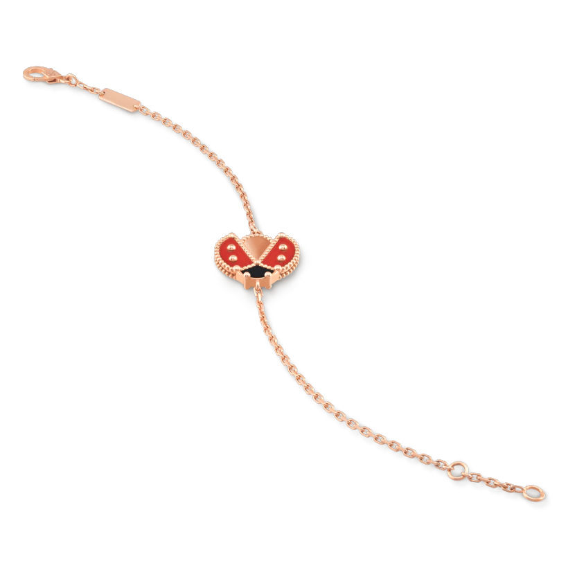 ラッキー スプリング ブレスレット、オープンウィング レディバグ-ブランドオンライン ブティック買取