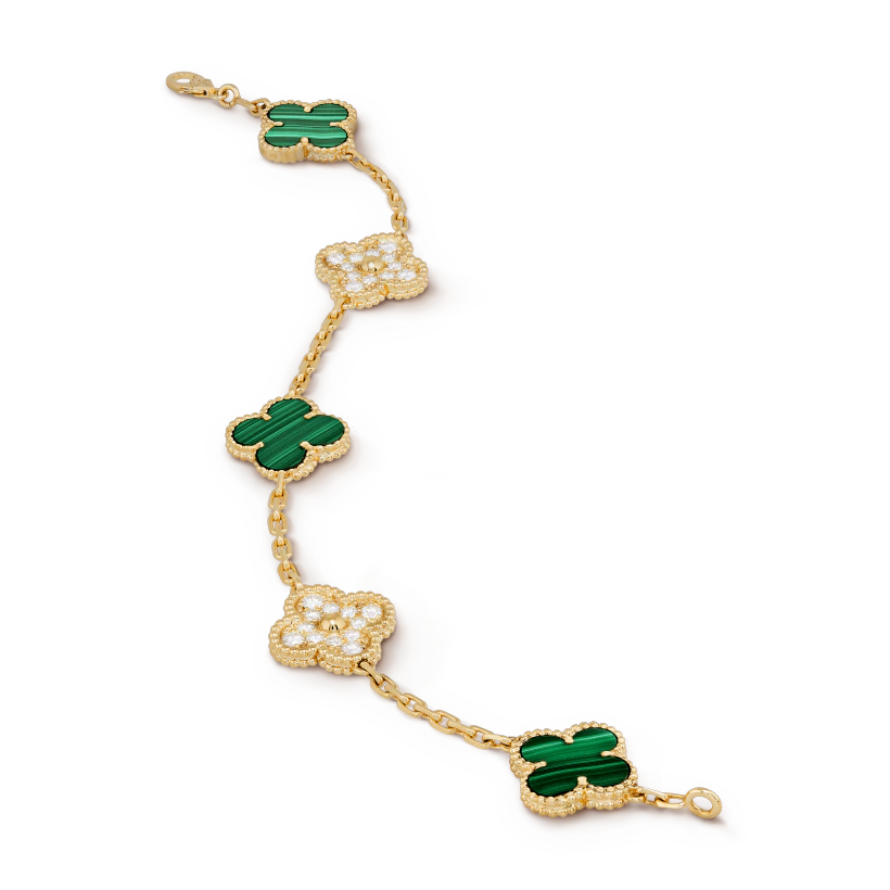 ヴィンテージ アルハンブラ ブレスレット、5モチーフ-ブランドオンライン ブティック買取