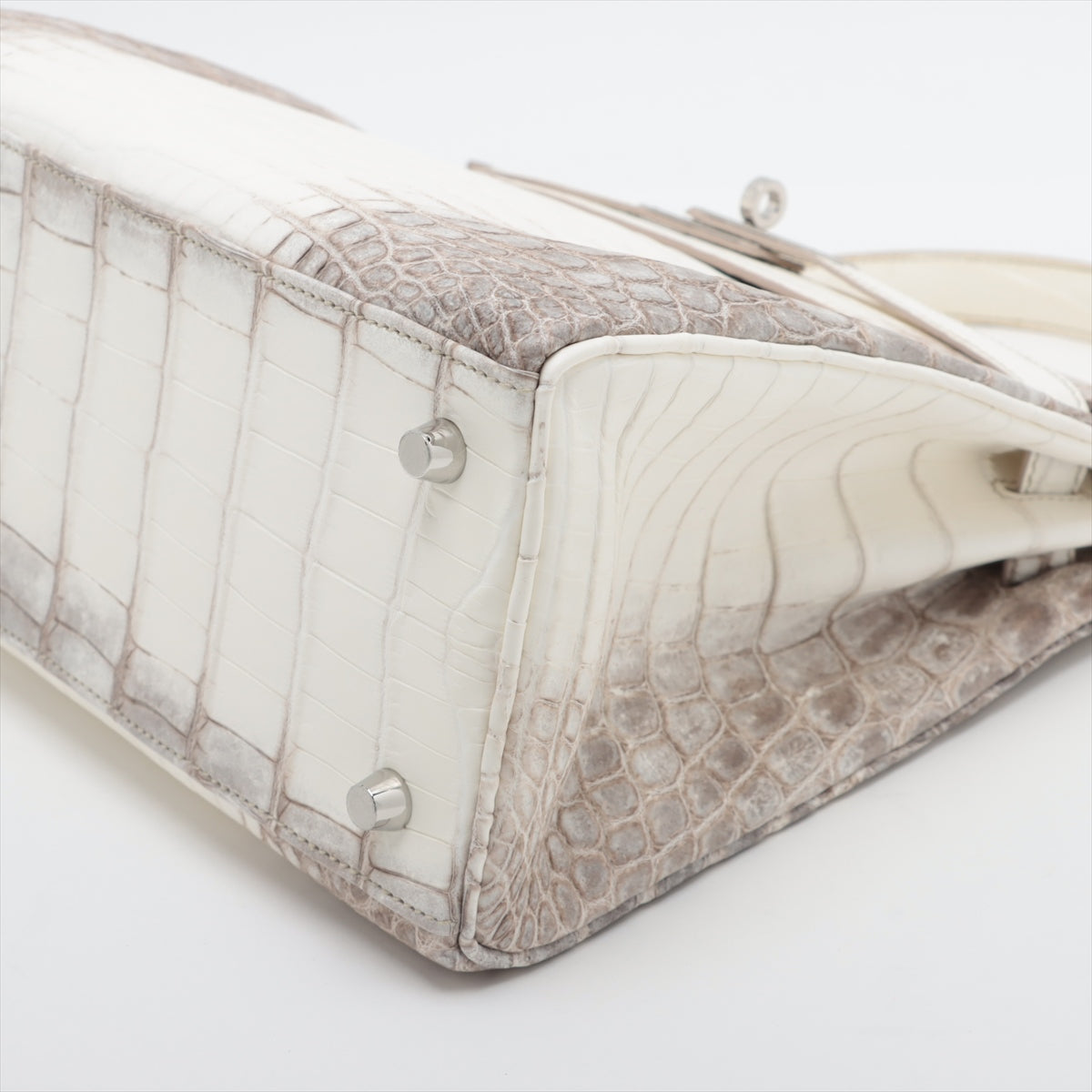 哈【HERMES   公式旗艦店】ハンドバッグエルメス ケリー25ニロティカスマット ヒマラヤ シルバー金具