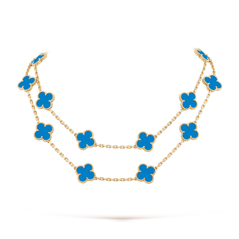 ヴィンテージ アルハンブラ ロングネックレス、20 モチーフ-ブランドオンライン ブティック買取