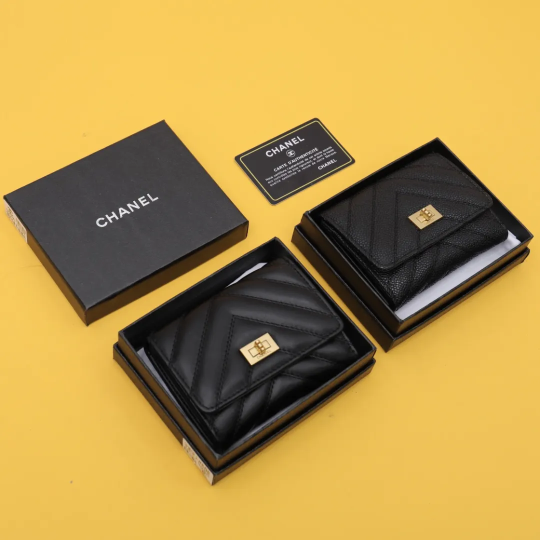 【-chanel】シャネル クラシック小さなフラップ財布【財布】