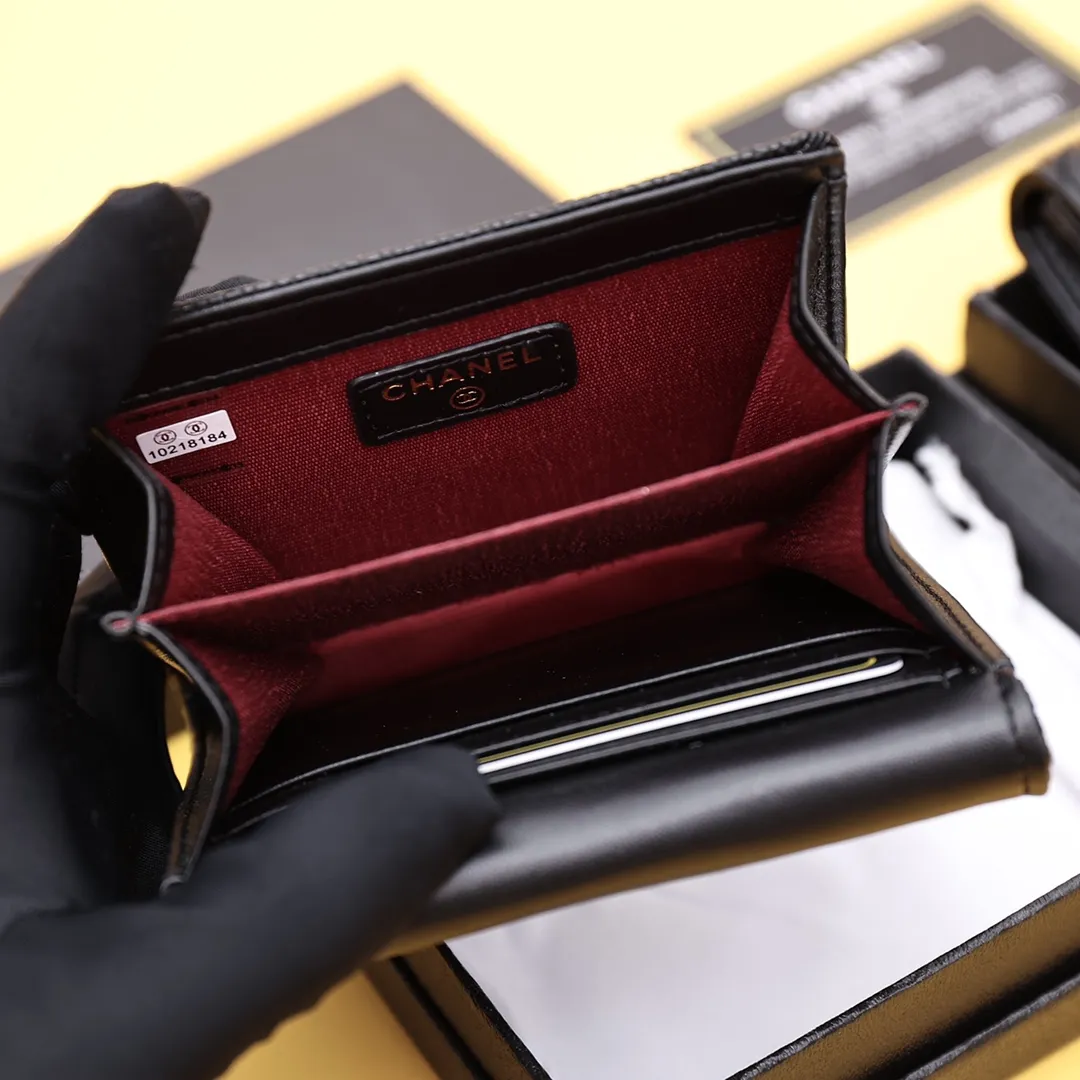 【-chanel】シャネル クラシック小さなフラップ財布【財布】