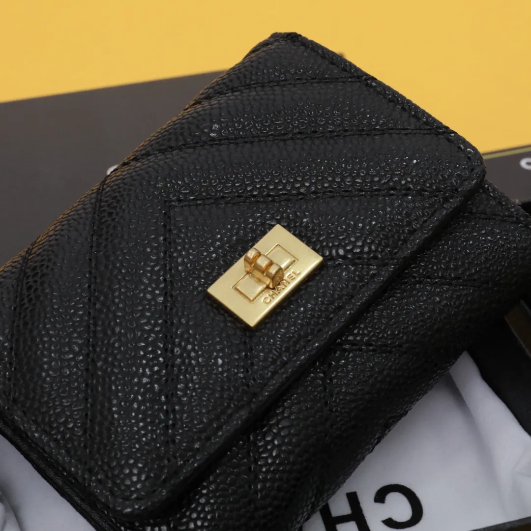 【-chanel】シャネル クラシック小さなフラップ財布【財布】