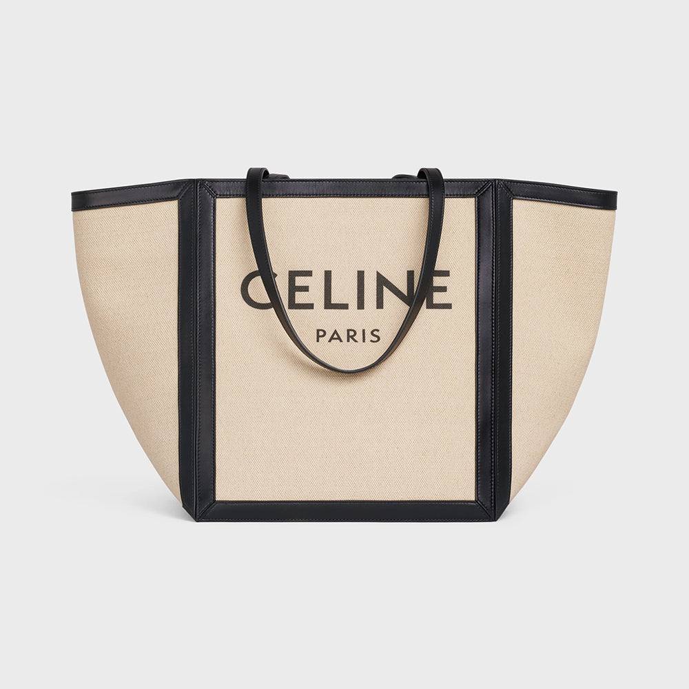【CELINE】セリーヌ 22年春夏新作 カバ ラージスクエア キャンバス トートバッグ