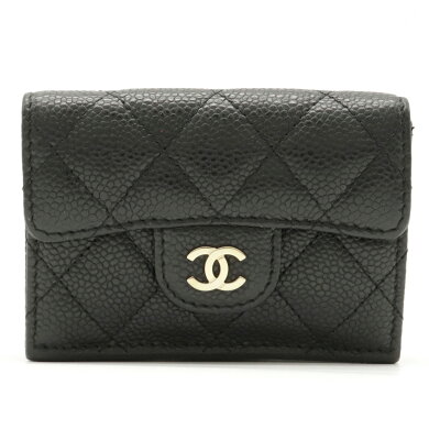 【CHANEL】 大人気☆CHANEL☆*シャネル マトラッセ 三つ折り財布 ミニ財布