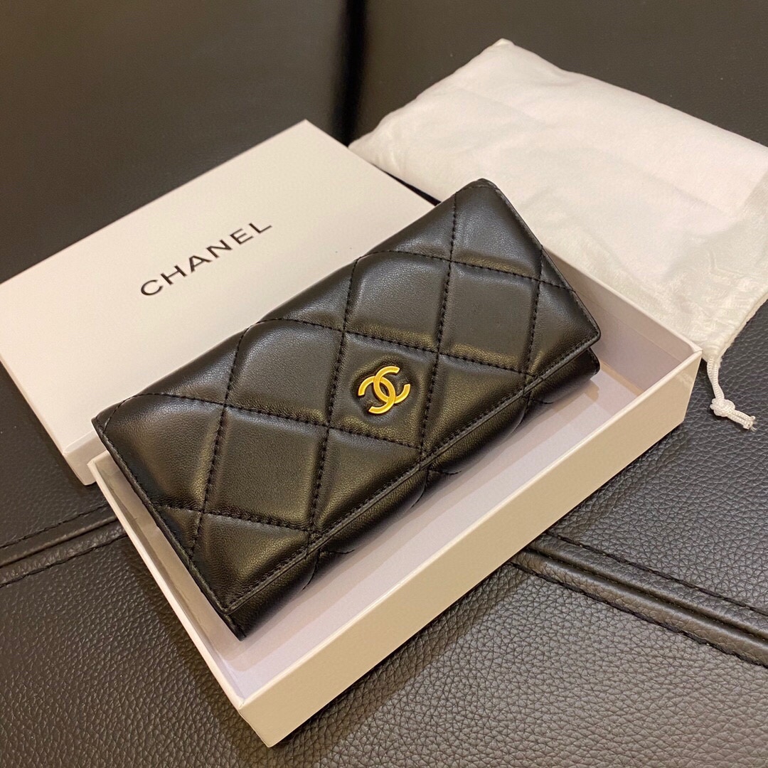 【CHANEL】 シャネル【長財布】ロングフラップウォレット