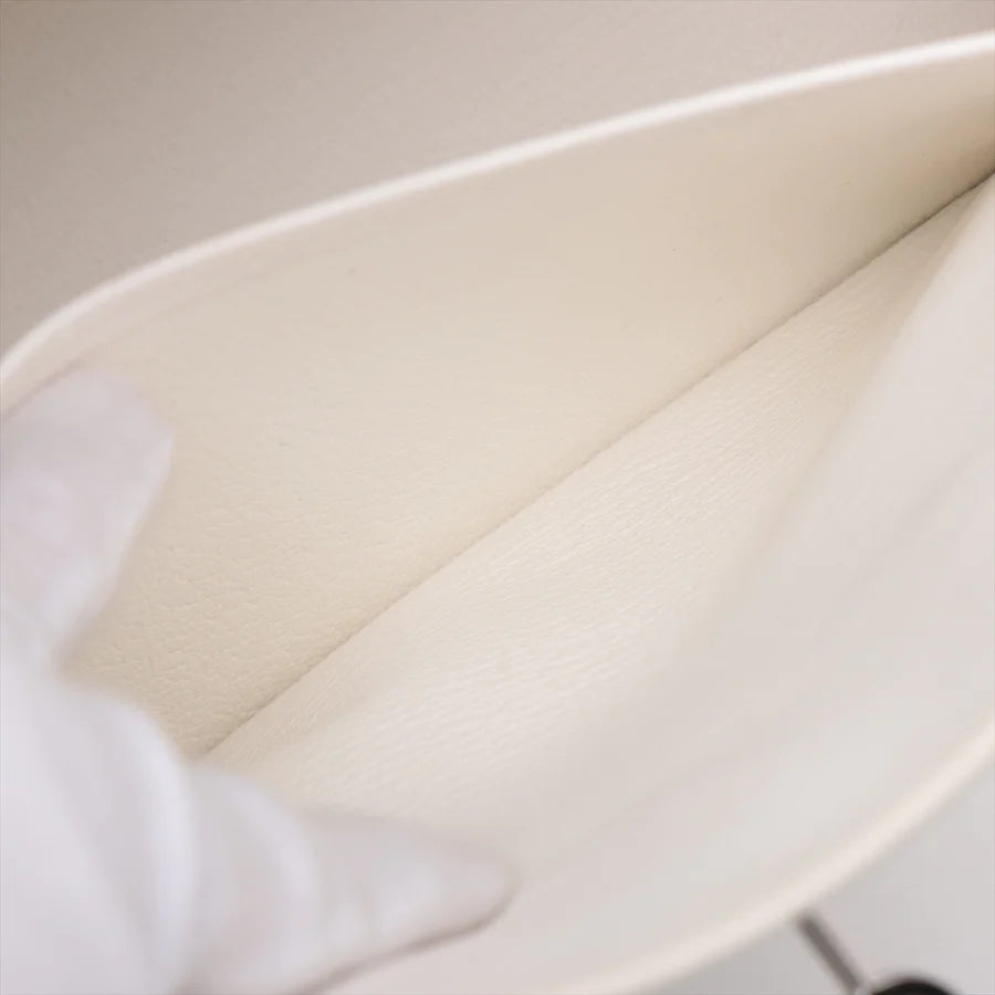 哈【HERMES   公式旗艦店】ハンドバッグエルメス バーキン25 ヴォーエプソン ホワイト シルバー金具