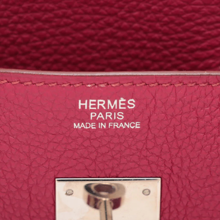 哈【HERMES   公式旗艦店】ハンドバッグエルメス バーキン30 トゴ ルビー シルバー金具