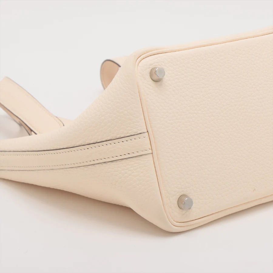 哈【HERMES   公式旗艦店】ハンドバッグエルメス ピコタンロックPM トリヨンクレマンス ナタ シルバー金具