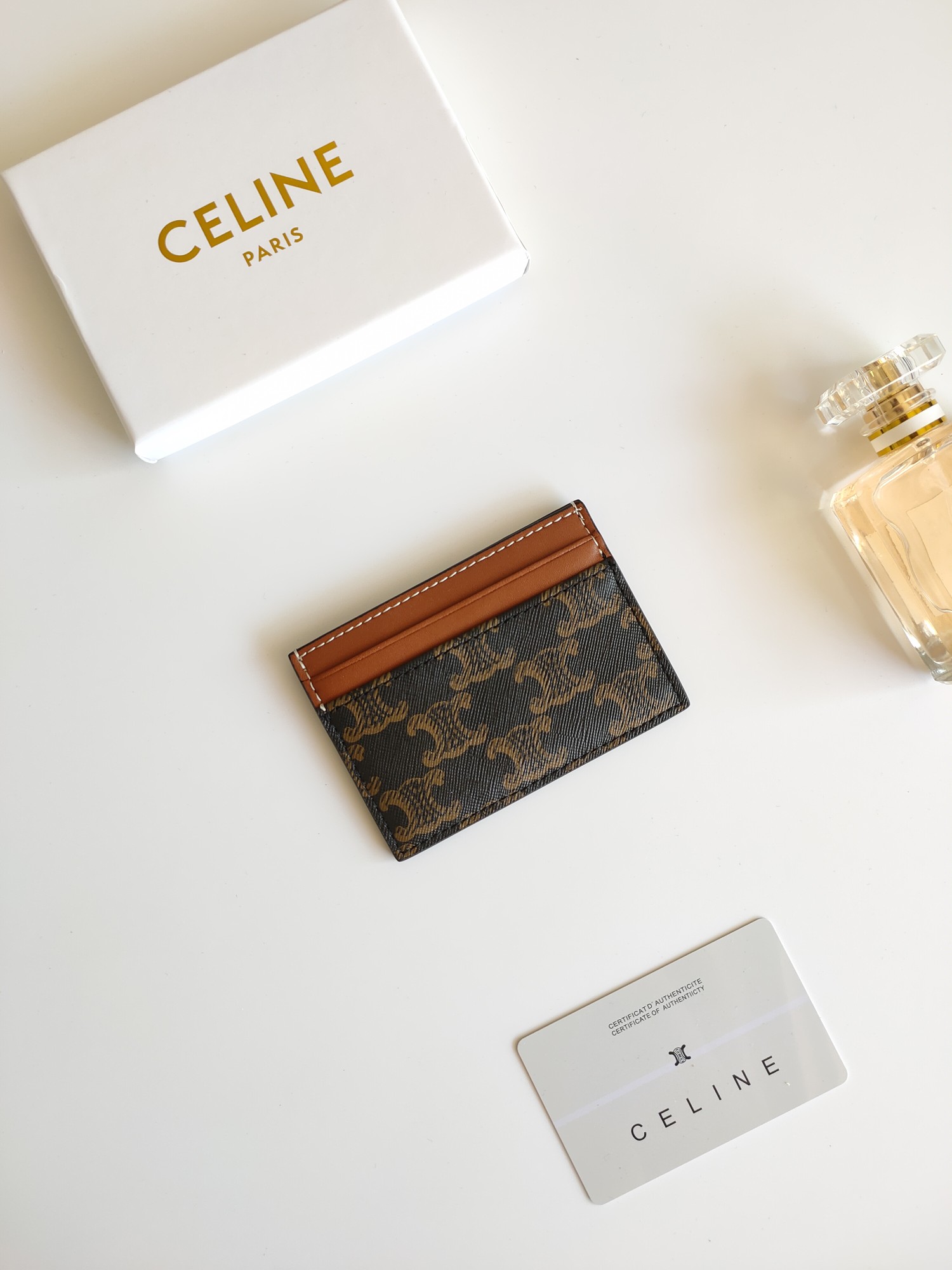 CELINE セリーヌ プリントロゴ入りパスケース-BUYMA