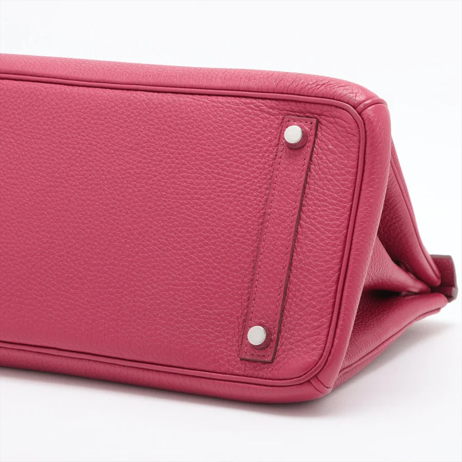 哈【HERMES   公式旗艦店】ハンドバッグエルメス バーキン30 トゴ ルビー シルバー金具