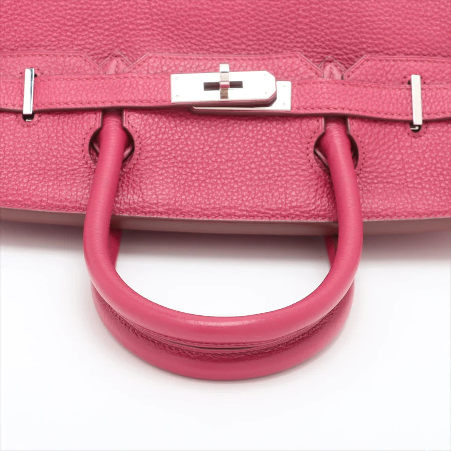 哈【HERMES   公式旗艦店】ハンドバッグエルメス バーキン30 トゴ ルビー シルバー金具