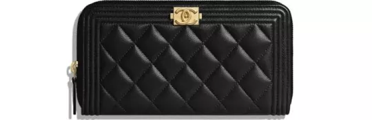 CHANEL【シャネル】BOY ロングジップ財布