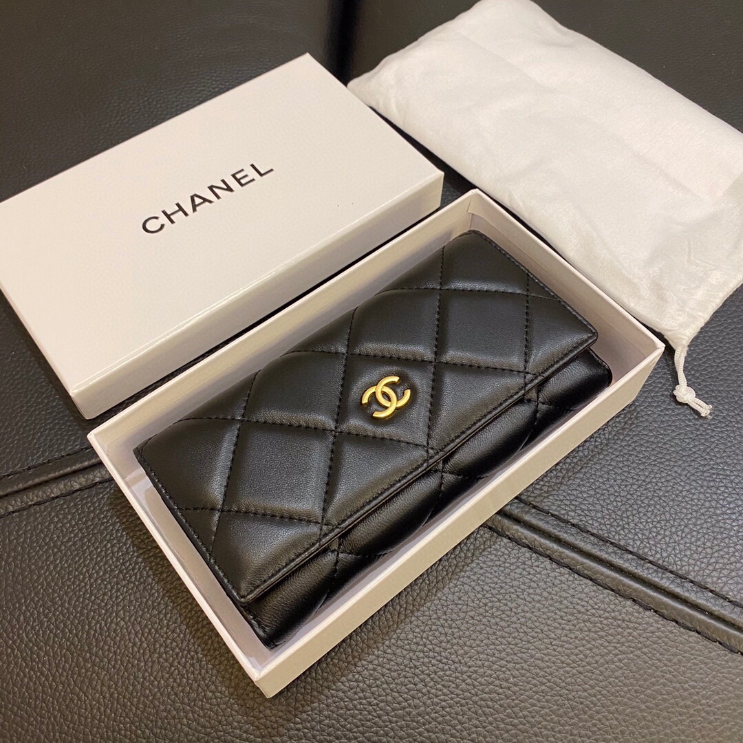 【CHANEL】 シャネル【長財布】ロングフラップウォレット