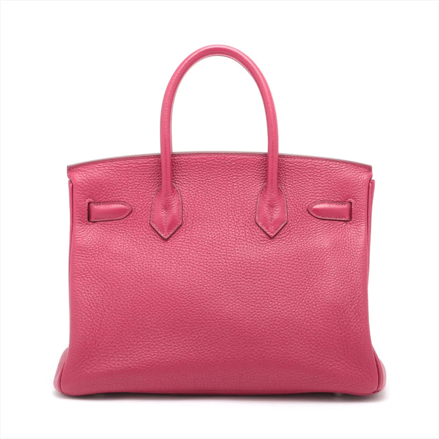 哈【HERMES   公式旗艦店】ハンドバッグエルメス バーキン30 トゴ ルビー シルバー金具