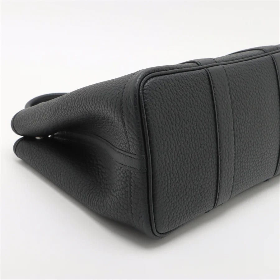 哈【HERMES   公式旗艦店】ハンドバッグエルメス ガーデンパーティTPM カントリー ブラック シルバー金具