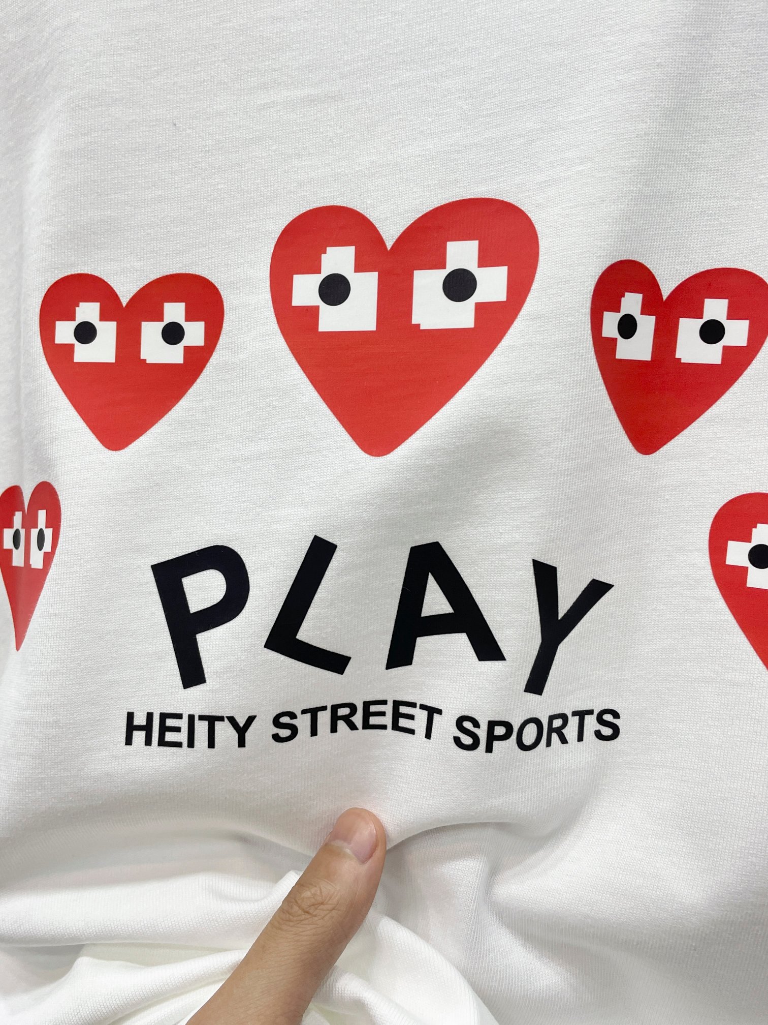 【COMME DES GARCONS PLAY 公式旗艦店】 コム デ ギャルソン プレイ   Tシャツご好評に付き再入荷 24628