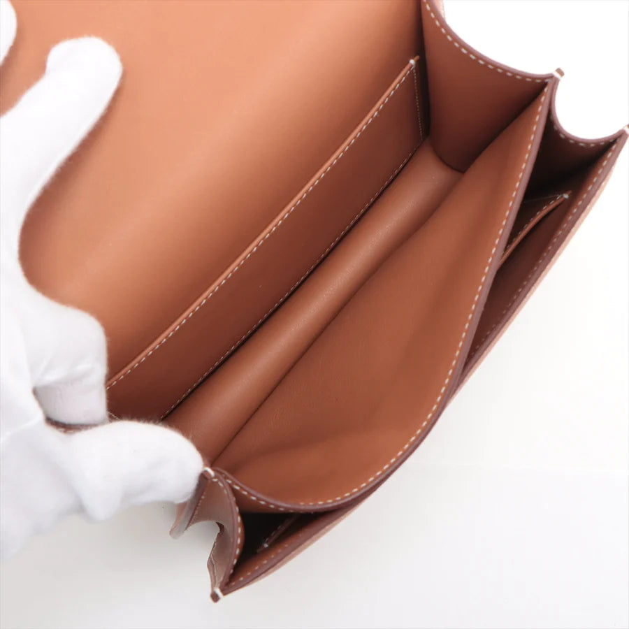 哈【HERMES  公式旗艦店】斜めがけバッグエルメス コンスタンス3 ミニ18 ミロワール ヴォースイフト ゴールド ゴールド金具