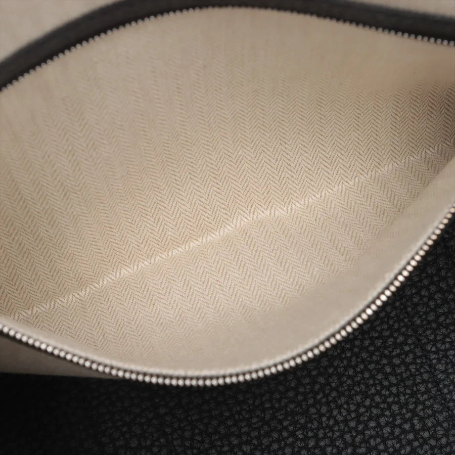 哈【HERMES   公式旗艦店】ハンドバッグエルメス ガーデンパーティTPM カントリー ブラック シルバー金具