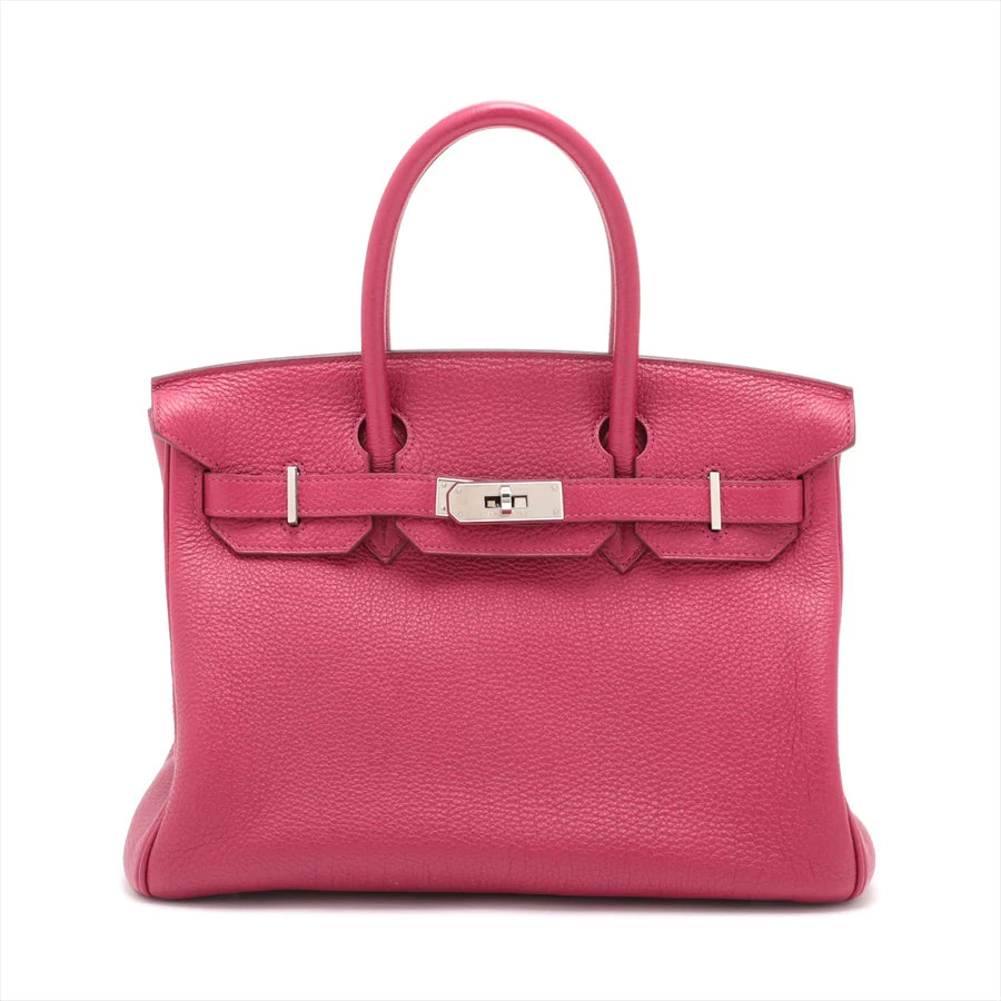 哈【HERMES   公式旗艦店】ハンドバッグエルメス バーキン30 トゴ ルビー シルバー金具