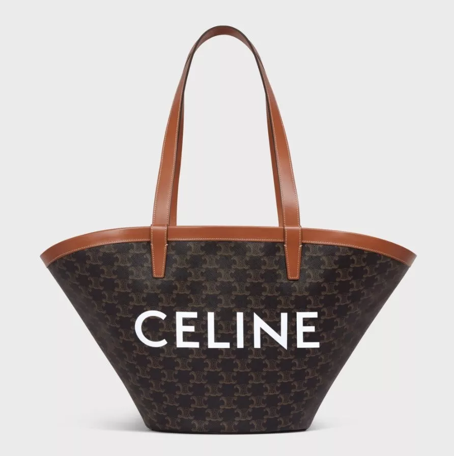 【CELINE】セリーヌ ミディアムバシネットバッグ トリオンフ ブラック