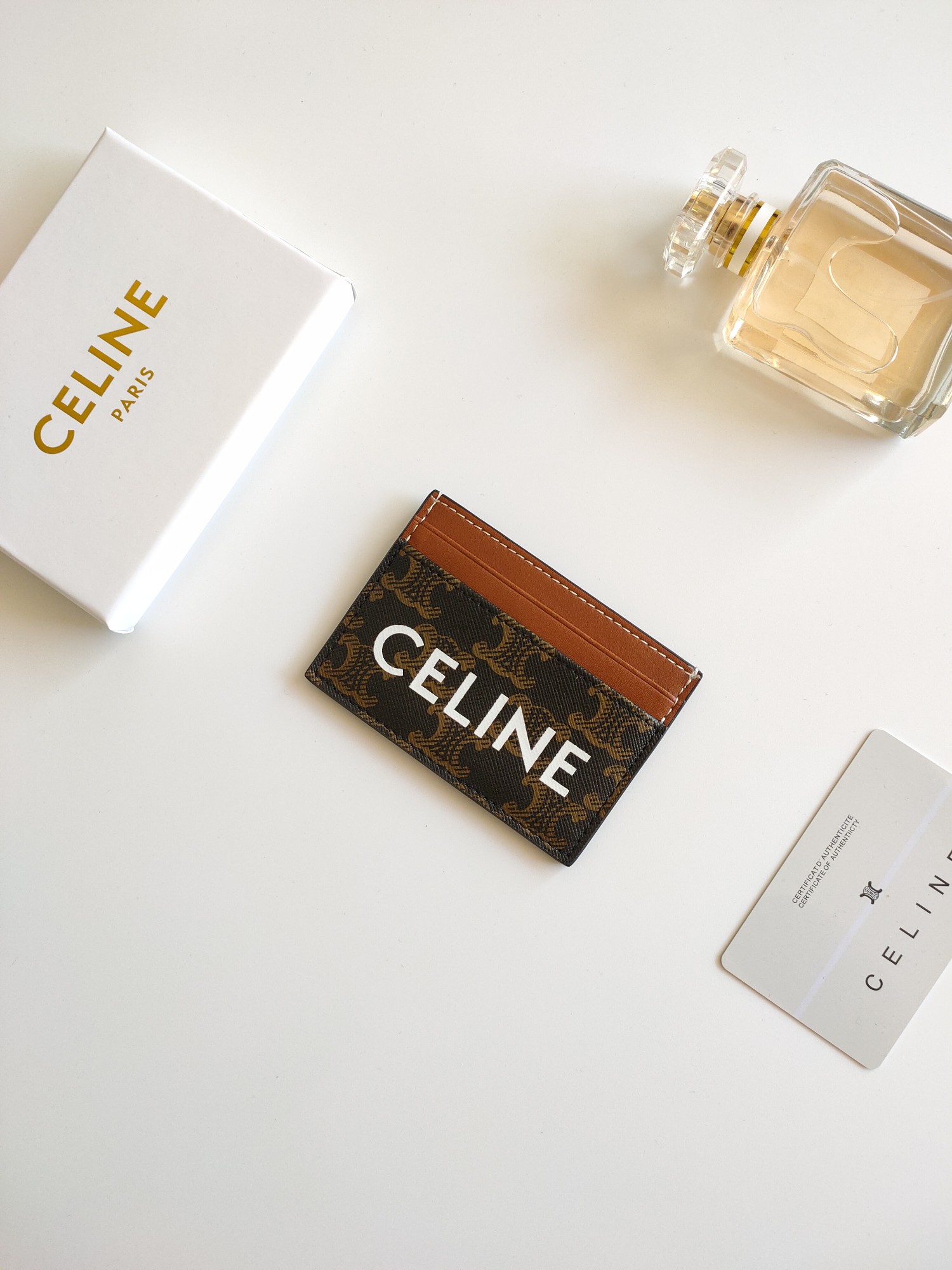 CELINE セリーヌ プリントロゴ入りパスケース-BUYMA