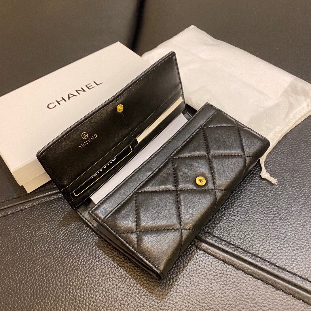 【CHANEL】 シャネル【長財布】ロングフラップウォレット