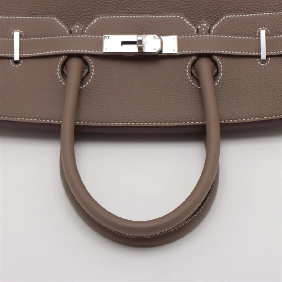 哈【HERMES   公式旗艦店】ハンドバッグエルメス バーキン35 トゴ エトゥープ シルバー金具