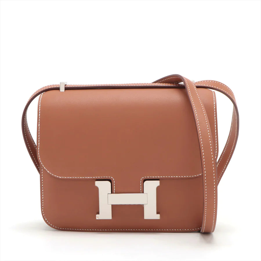 哈【HERMES  公式旗艦店】斜めがけバッグエルメス コンスタンス3 ミニ18 ミロワール ヴォースイフト ゴールド ゴールド金具