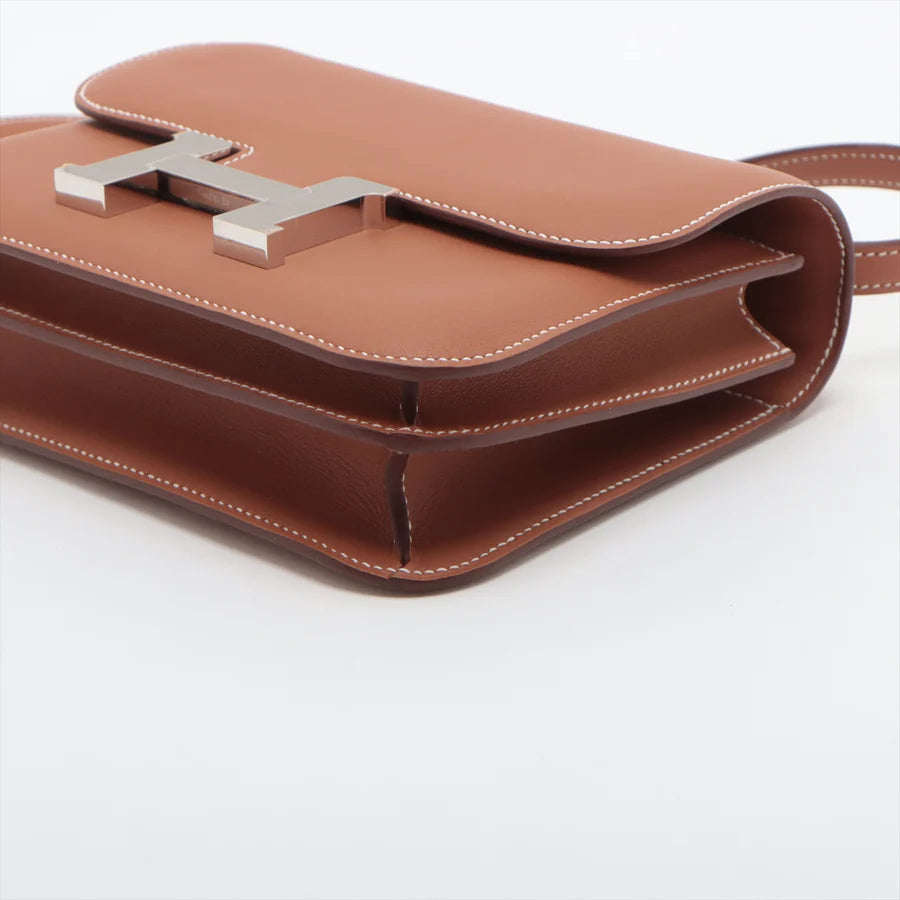 哈【HERMES  公式旗艦店】斜めがけバッグエルメス コンスタンス3 ミニ18 ミロワール ヴォースイフト ゴールド ゴールド金具
