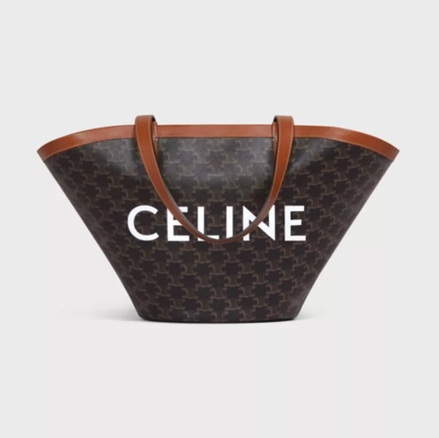 【CELINE】セリーヌ ミディアムバシネットバッグ トリオンフ ブラック