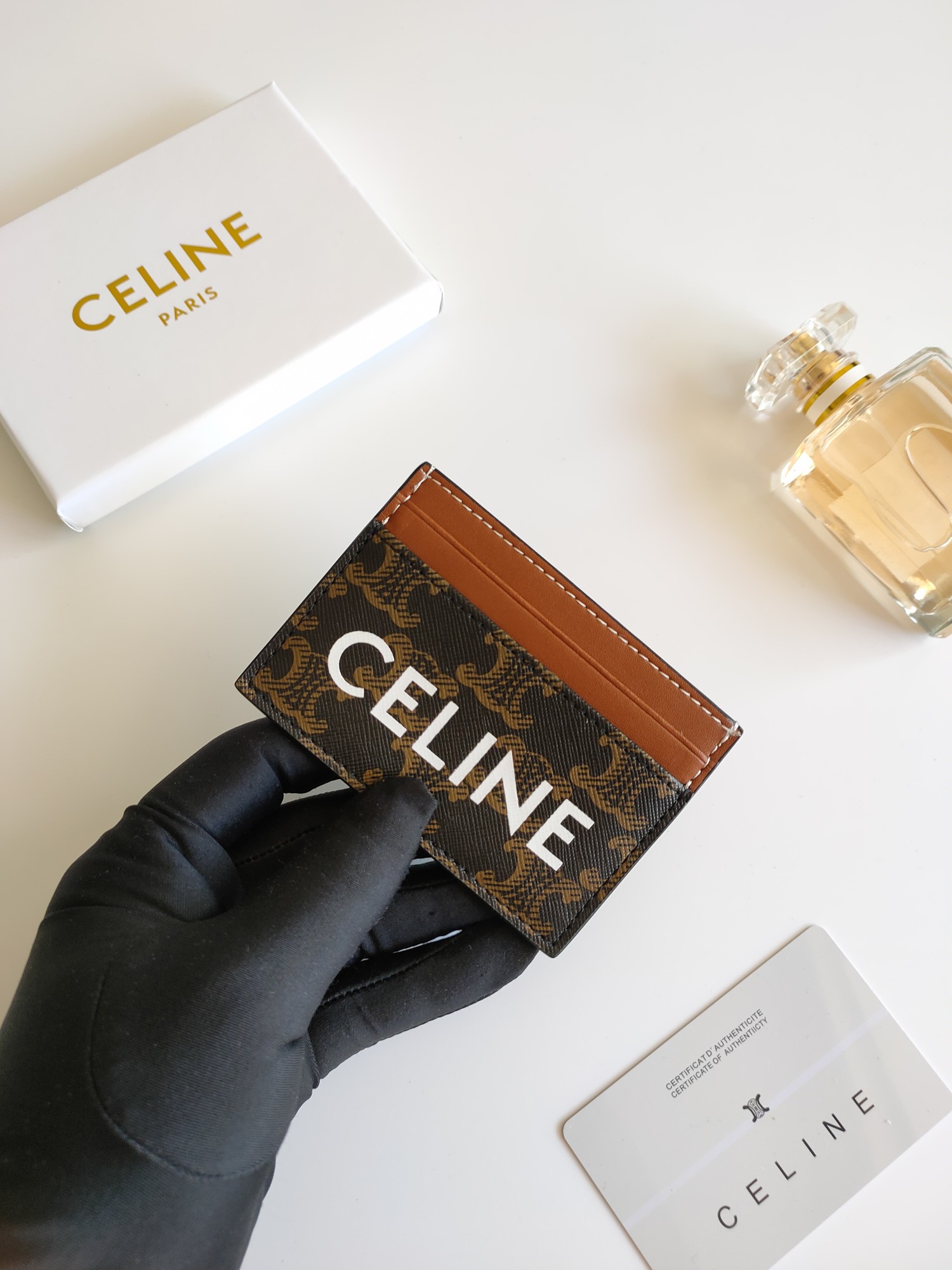 CELINE セリーヌ プリントロゴ入りパスケース-BUYMA