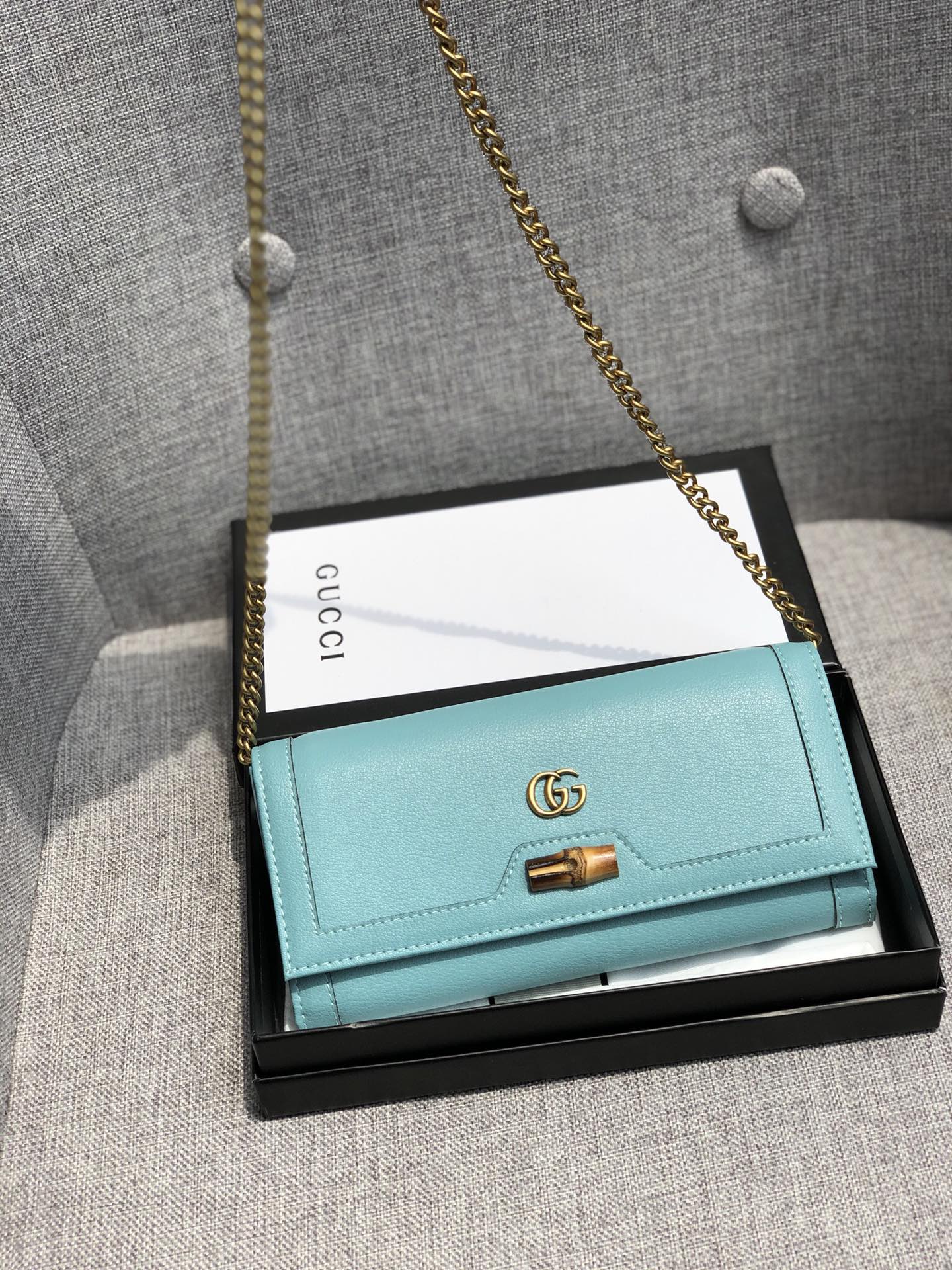 【2024】累積売上総額第１位【GUCCI★グッチ】チェーンウォレット