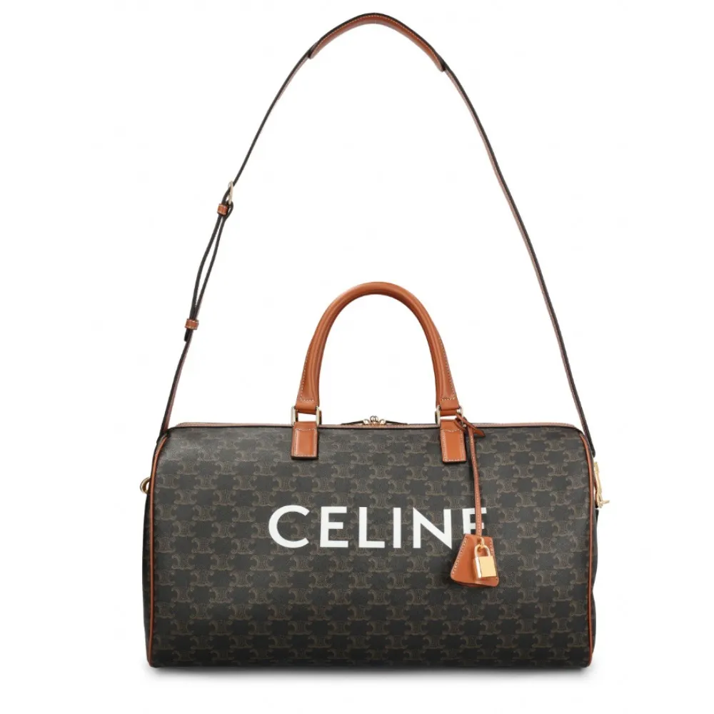 《大人かわいい》【CELINE】トリオンフミディアムトラベルバッグ