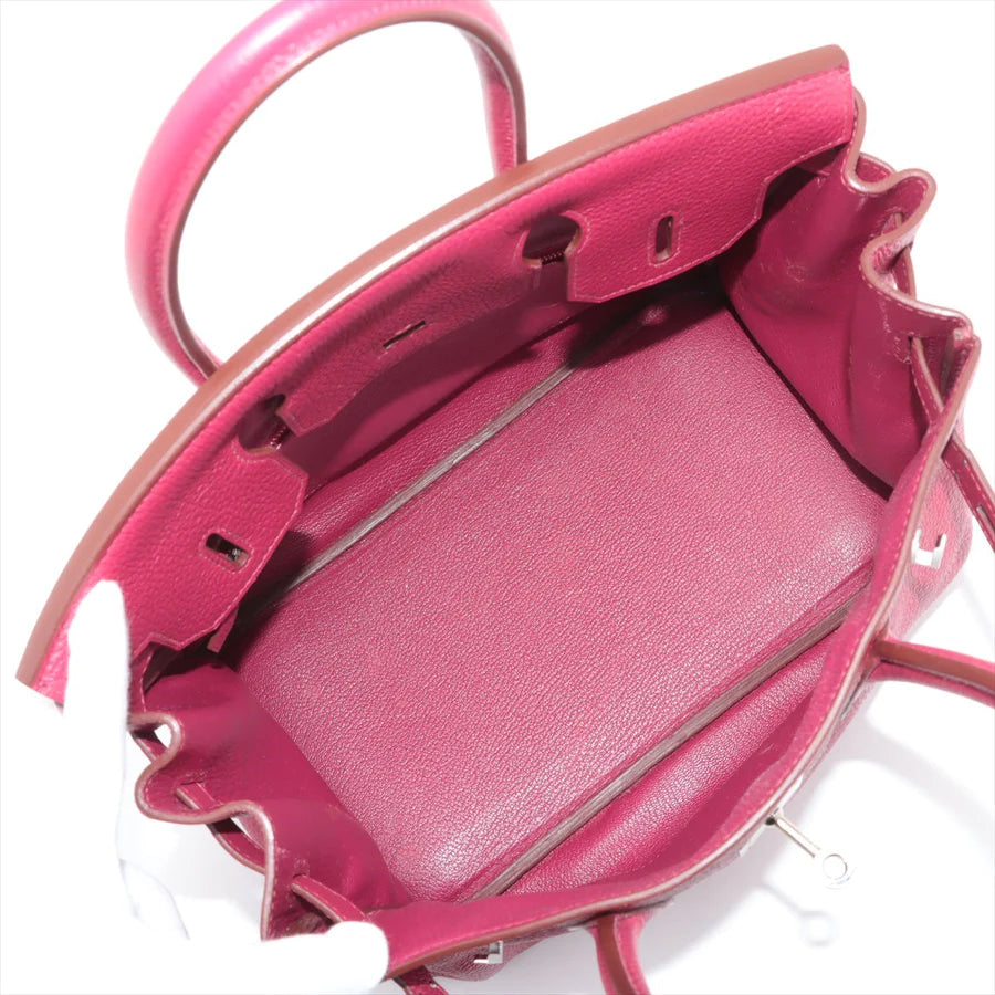 哈【HERMES   公式旗艦店】ハンドバッグエルメス バーキン30 トゴ ルビー シルバー金具