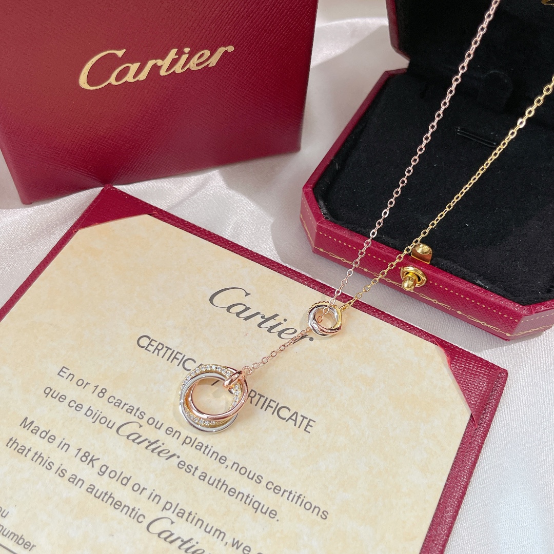 【CARTIER】ネックレス、新しいネックレス万能シンプルファッションオーナメント 2472