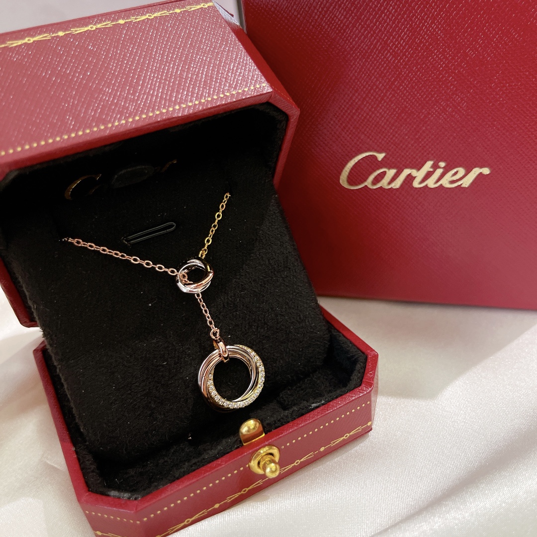 【CARTIER】ネックレス、新しいネックレス万能シンプルファッションオーナメント 2472