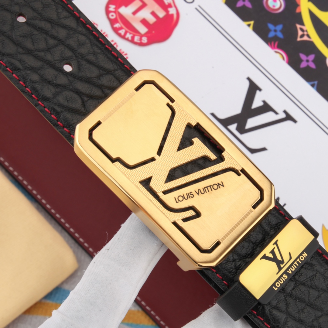【LOUIS VUITTON】(ルイヴィトン) 3.8cmベルト メンズ  24706