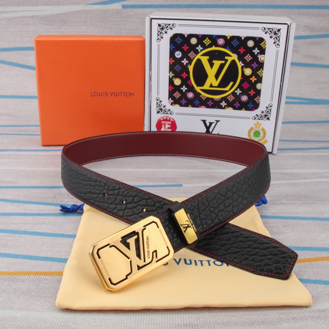 LV【LOUIS VUITTON】(ルイヴィトン) 3.8cmベルト メンズ  240903