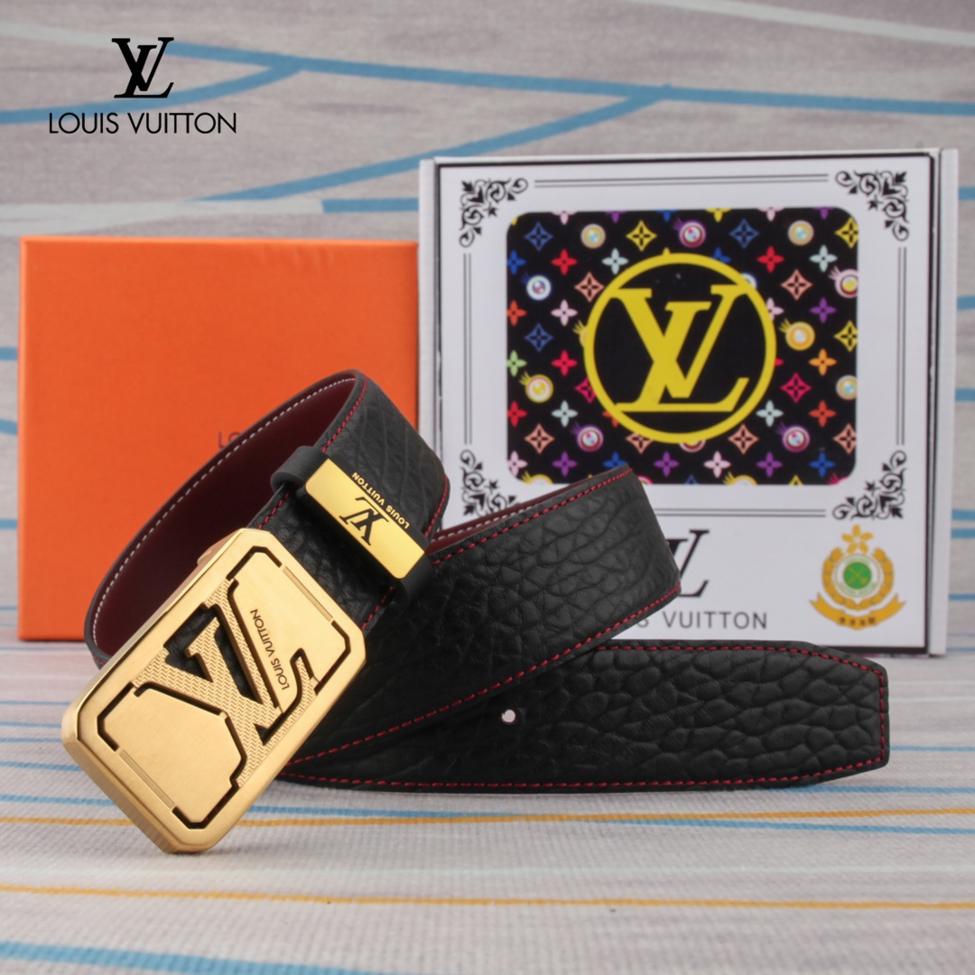 【LOUIS VUITTON】(ルイヴィトン) 3.8cmベルト メンズ  24706