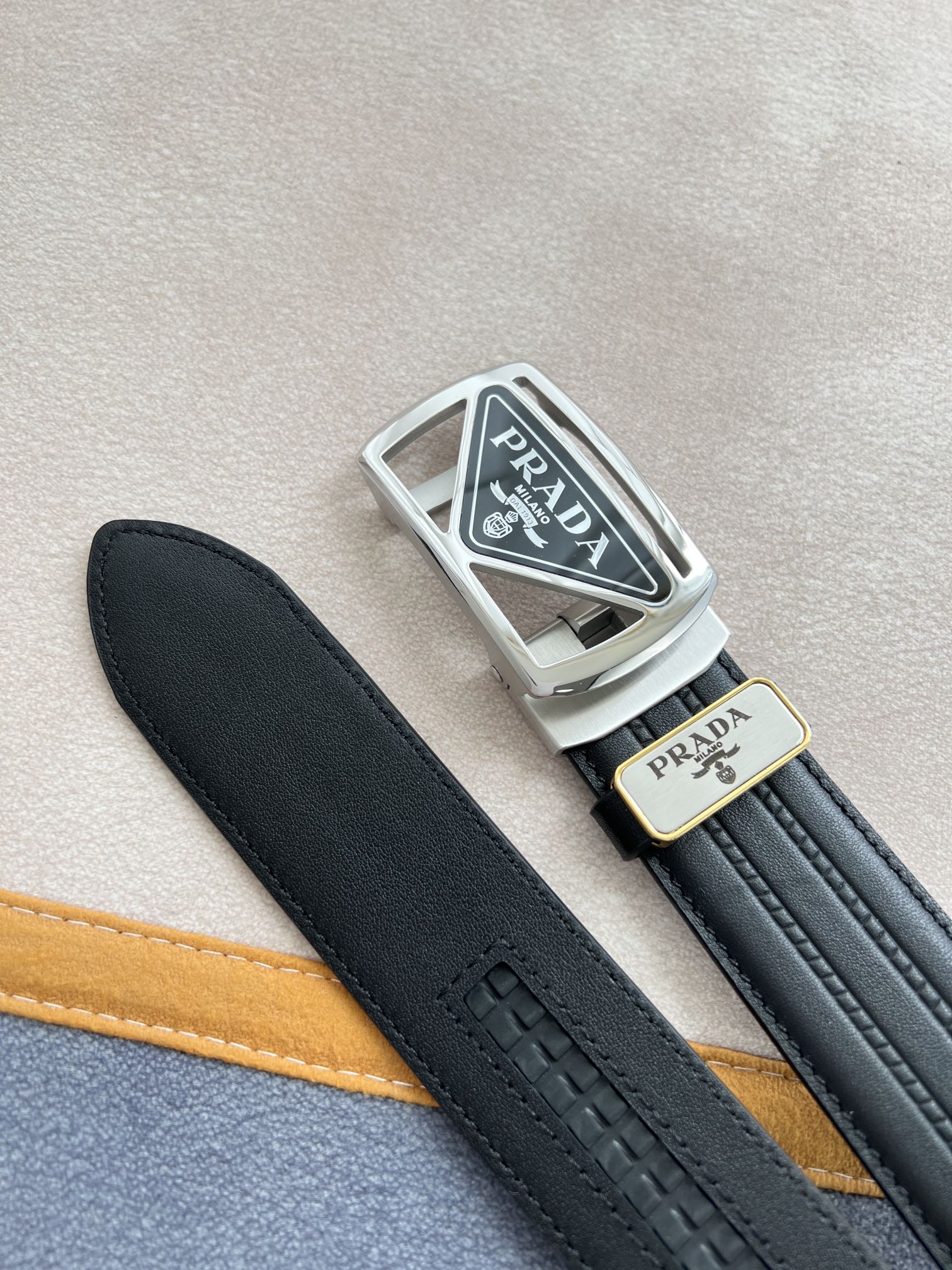 【PRADA】(プラダ) 3.5cmベルト メンズ