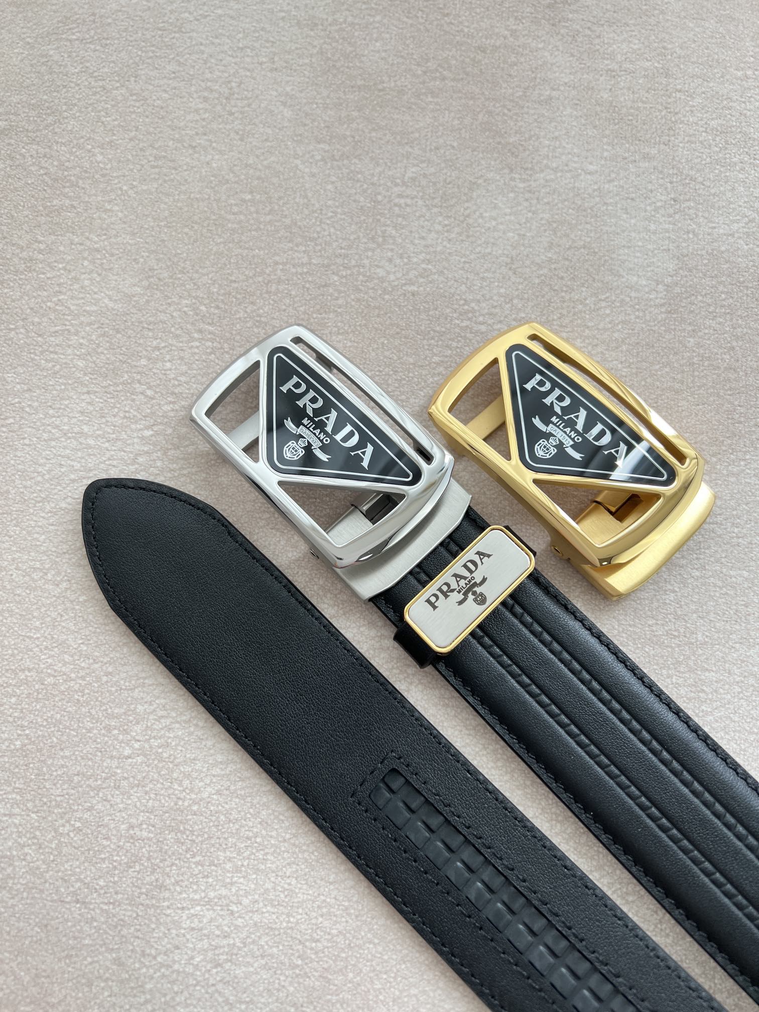 【PRADA】(プラダ) 3.5cmベルト メンズ