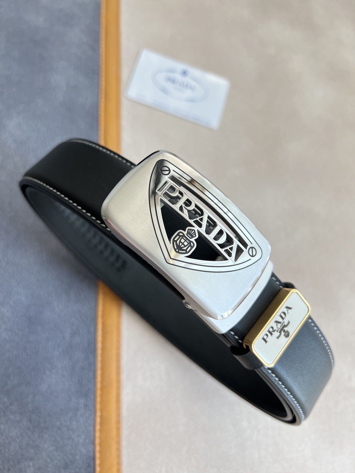 【PRADA】(プラダ) 3.5cmベルト メンズ