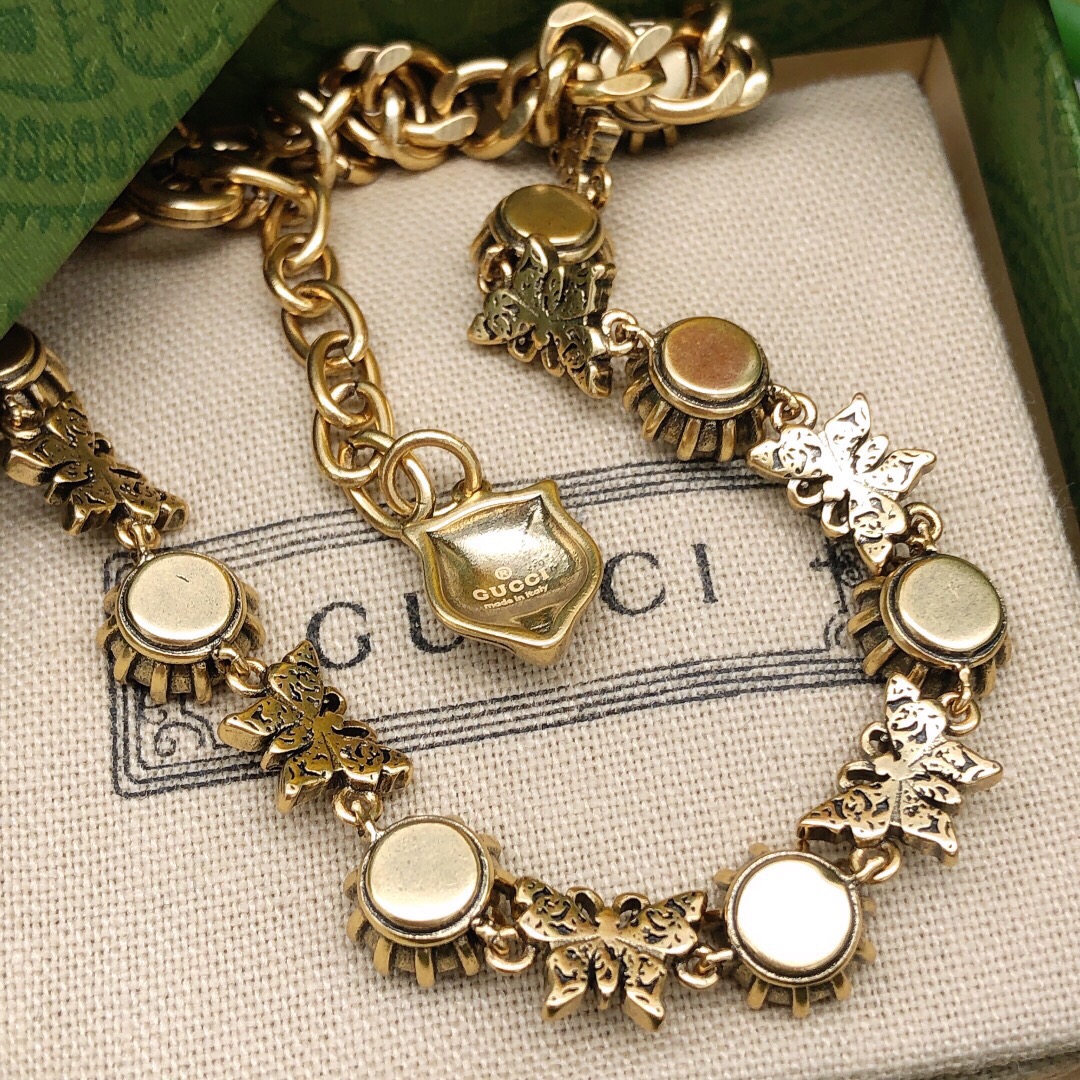 【GUCCI】ネックレス、新しいネックレス万能シンプルファッションオーナメント 2474