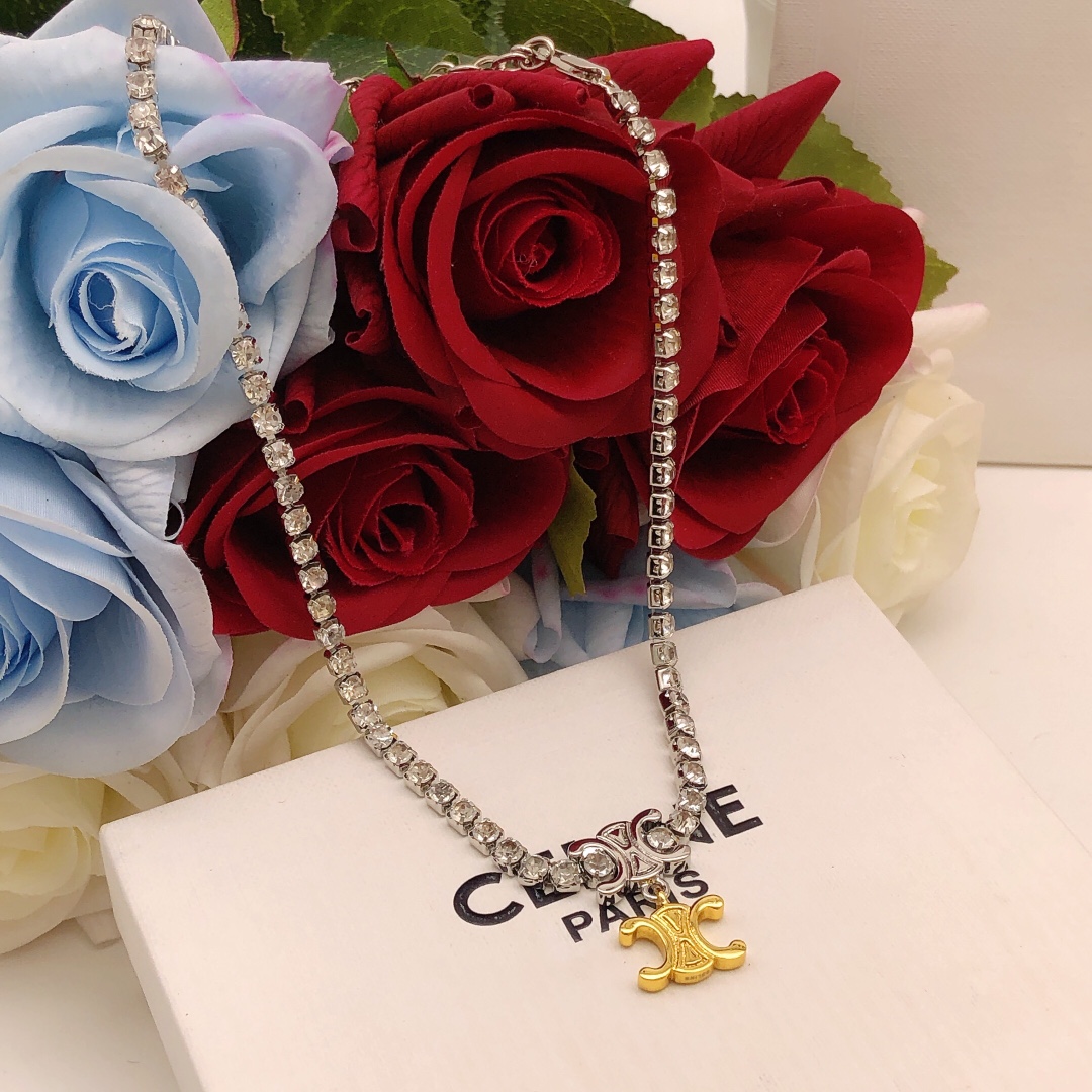 【CELINE】ネックレス、新しいネックレス万能シンプルファッションオーナメント 2474