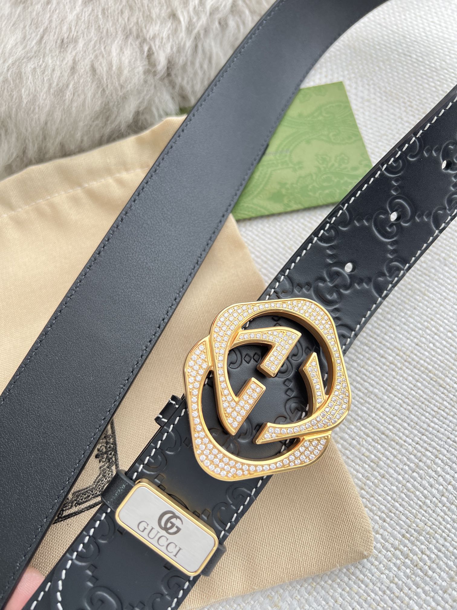 【GUCCI】(グッチ) 3.8cmベルト メンズ