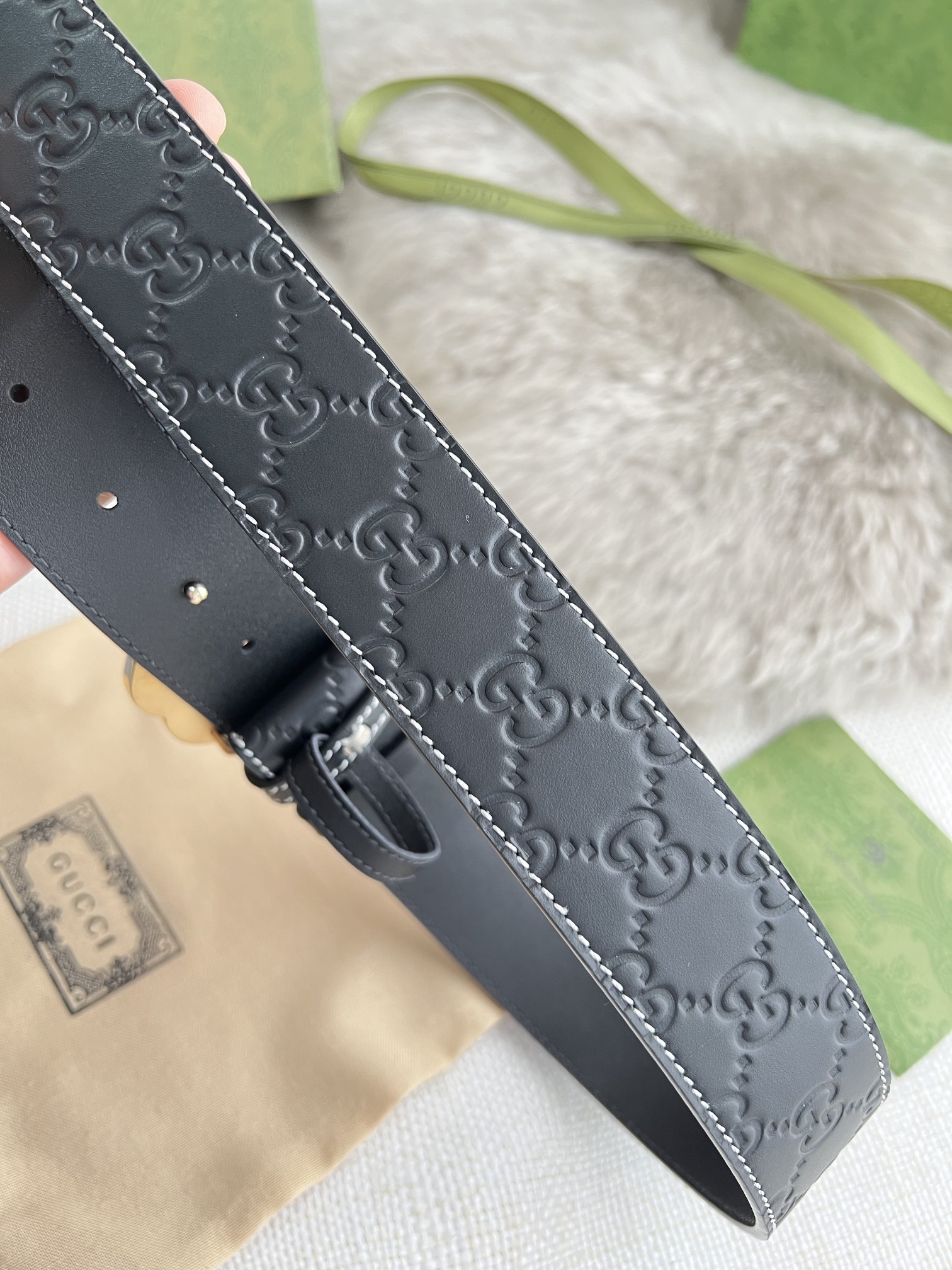 【GUCCI】(グッチ) 3.8cmベルト メンズ