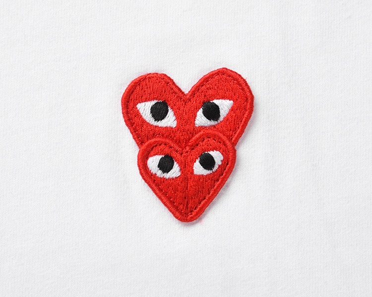 【COMME DES GARCONS PLAY  公式旗艦店】コム デ ギャルソン プレイ  Tシャツご好評に付き再入荷！